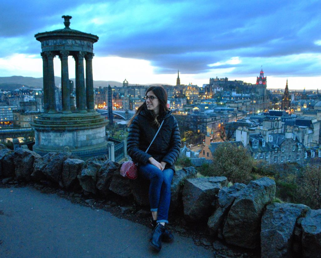 Cosa vedere a Edimburgo: tramonto a Carlton Hill