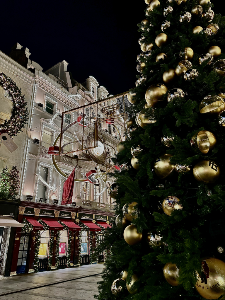 Londra a Natale: cosa fare e vedere. Cartier in Bond Street.