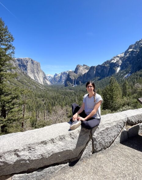 Vista panoramica da Tunnel View, Yosemite National Park